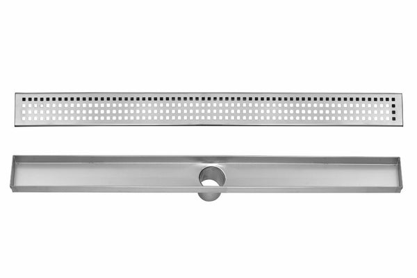 Design House 542811-SS Linear Shower Drain, 24 in, Stainless Steel